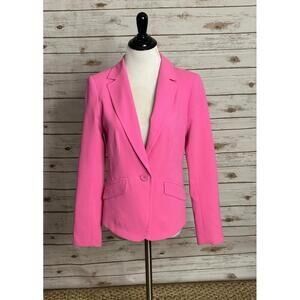 Trina Turk pink Legally Blonde Barbie office siren single-breasted blazer Size 4